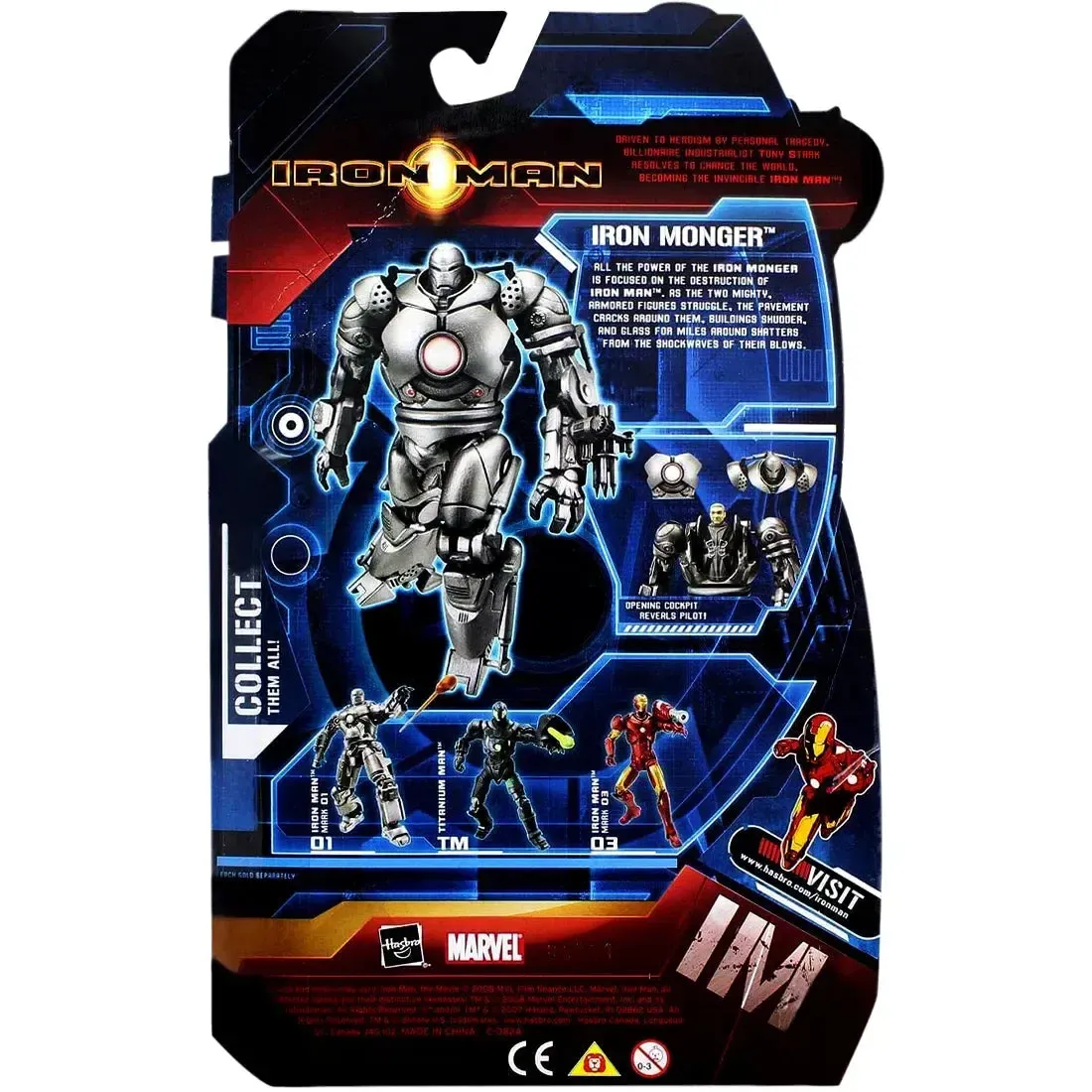 Marvel [Iron Man (2008)] - Iron Monger Action Figure (7") - Hasbro - Image 3