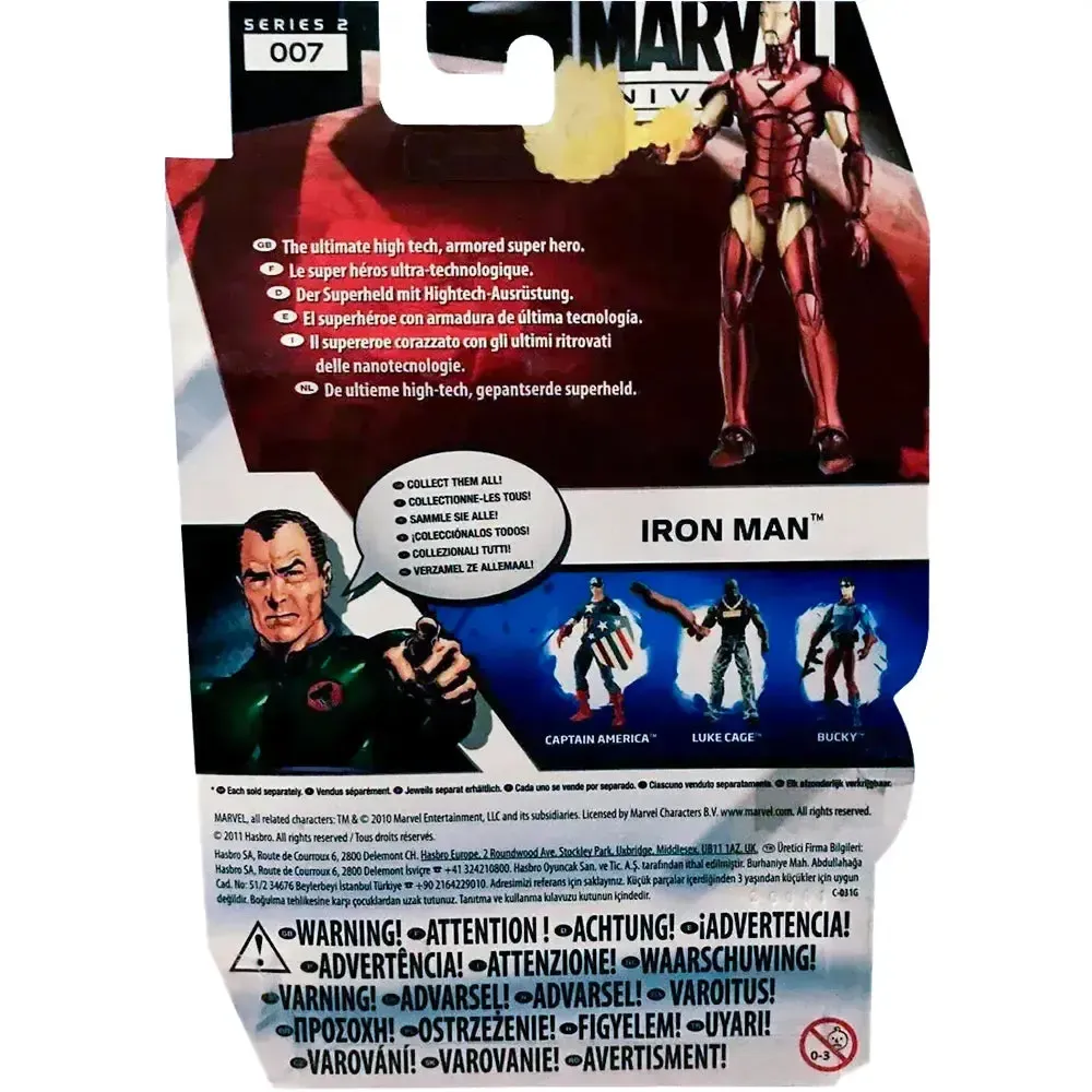 Marvel - Iron Man Action Figure (4") - Hasbro - Marvel Universe Series 2 (007) - Image 3