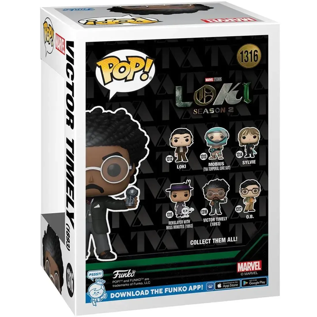 Marvel [Loki: Season 2] - 1893 Victor Timely Bobble-Head Figure (3.75") - Funko - Pop! Series (1316) - Image 3