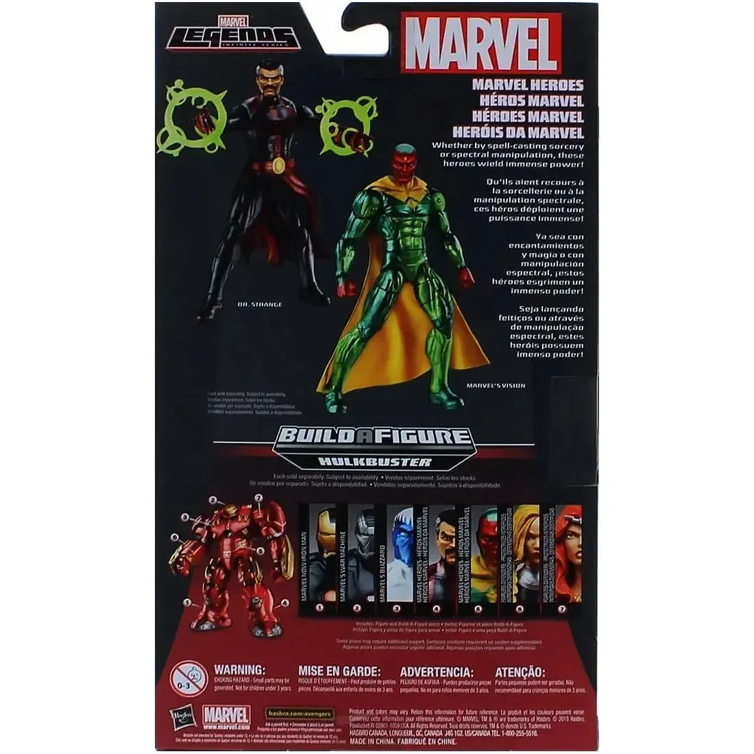 Marvel - Marvel Heroes Vision Action Figure (6") - Hasbro - Marvel Legends Infinite Series [Build a Figure: Hulkbuster] - Image 3