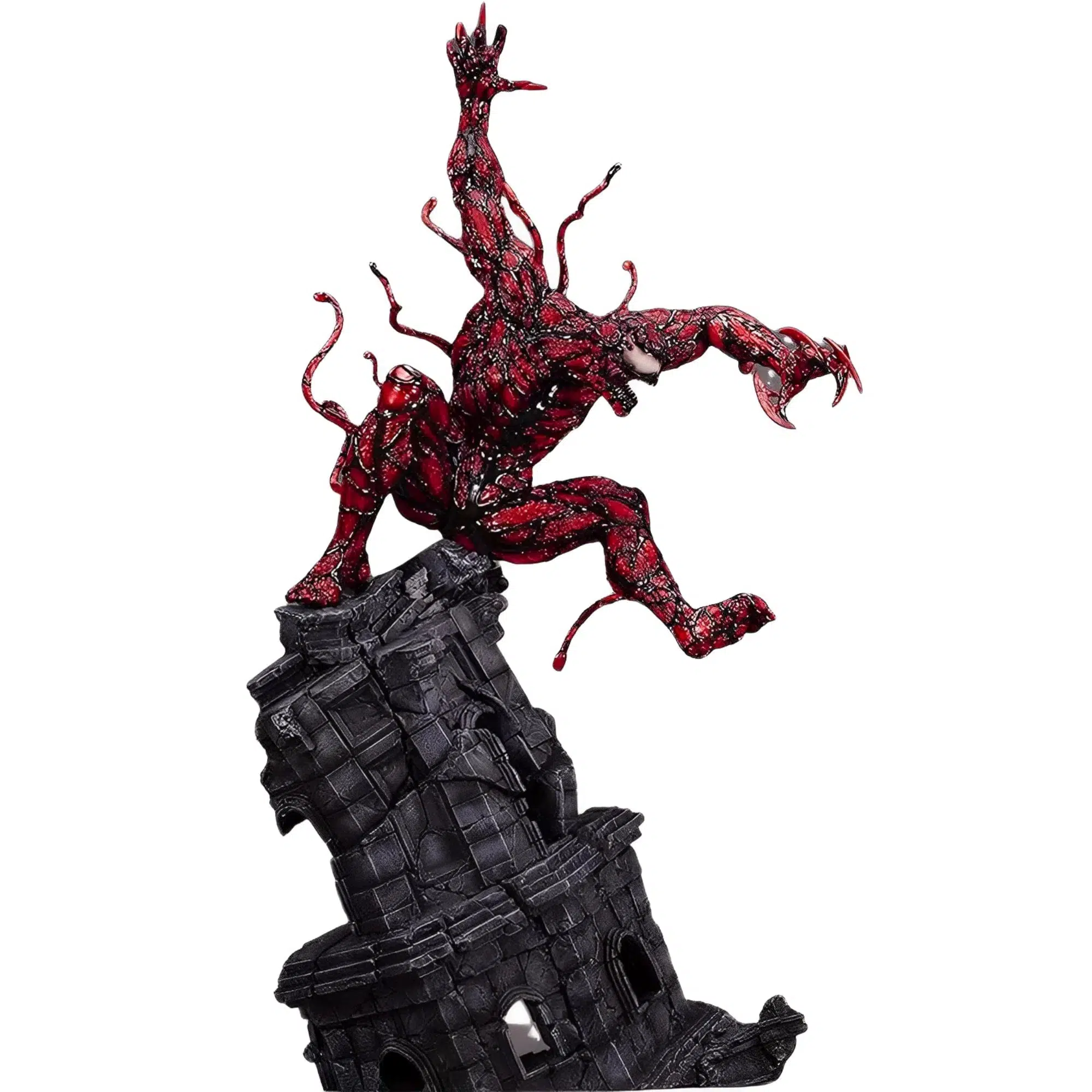 Marvel [Maximum Carnage] - Carnage on Rubble Statue Figure (23.62") - Kotobukiya - Fine Art Series - Image 3