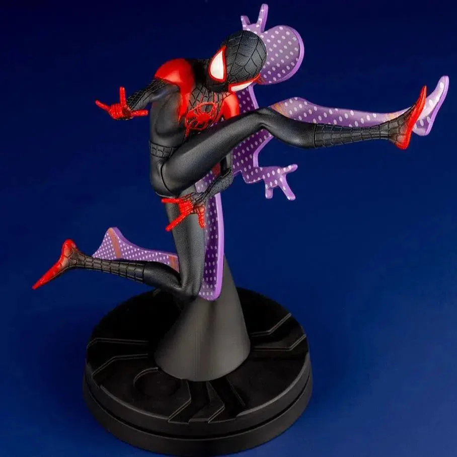 Marvel [Spider-Man Into The Spider-Verse] - Mile Morales Jumping Figure (1:10 Scale) - Kotobukiya - ArtFX+ Series - Image 6