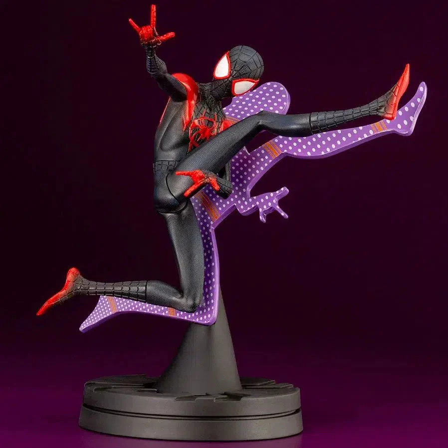 Marvel [Spider-Man Into The Spider-Verse] - Mile Morales Jumping Figure (1:10 Scale) - Kotobukiya - ArtFX+ Series - Image 9