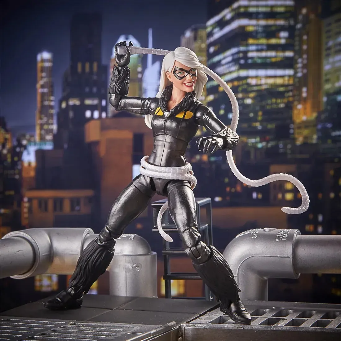 Marvel [Spider-Man] - Marvel's Black Cat Action Figure (6") - Hasbro - Marvel Legends Series [Build a Figure: Marvel's Kingpin] - Image 5