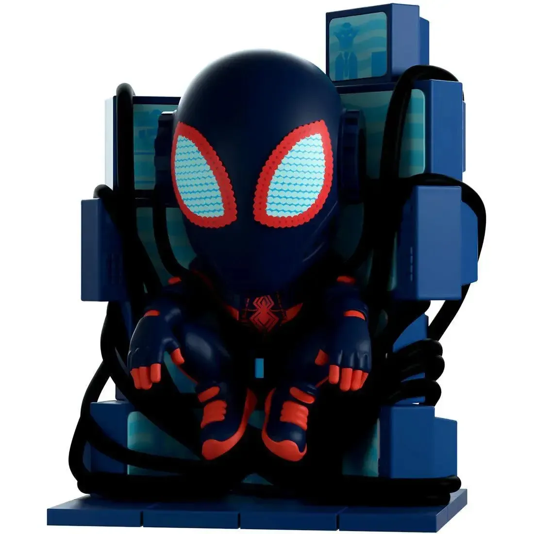 Marvel [Spider-Man] - Miles Morales Sitting on CRT TV Throne Figure (4.6") - YouTooz - Vinyl Figure Series (13) - Image 9