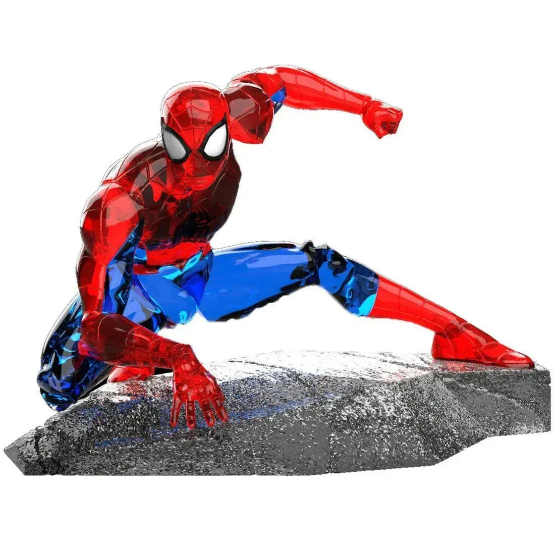 Marvel [Spider-Man] - Superhero Landing Spider-Man Figure 3D Crystal Puzzle (Translucent) - University Games - Bepuzzled Series - Image 2