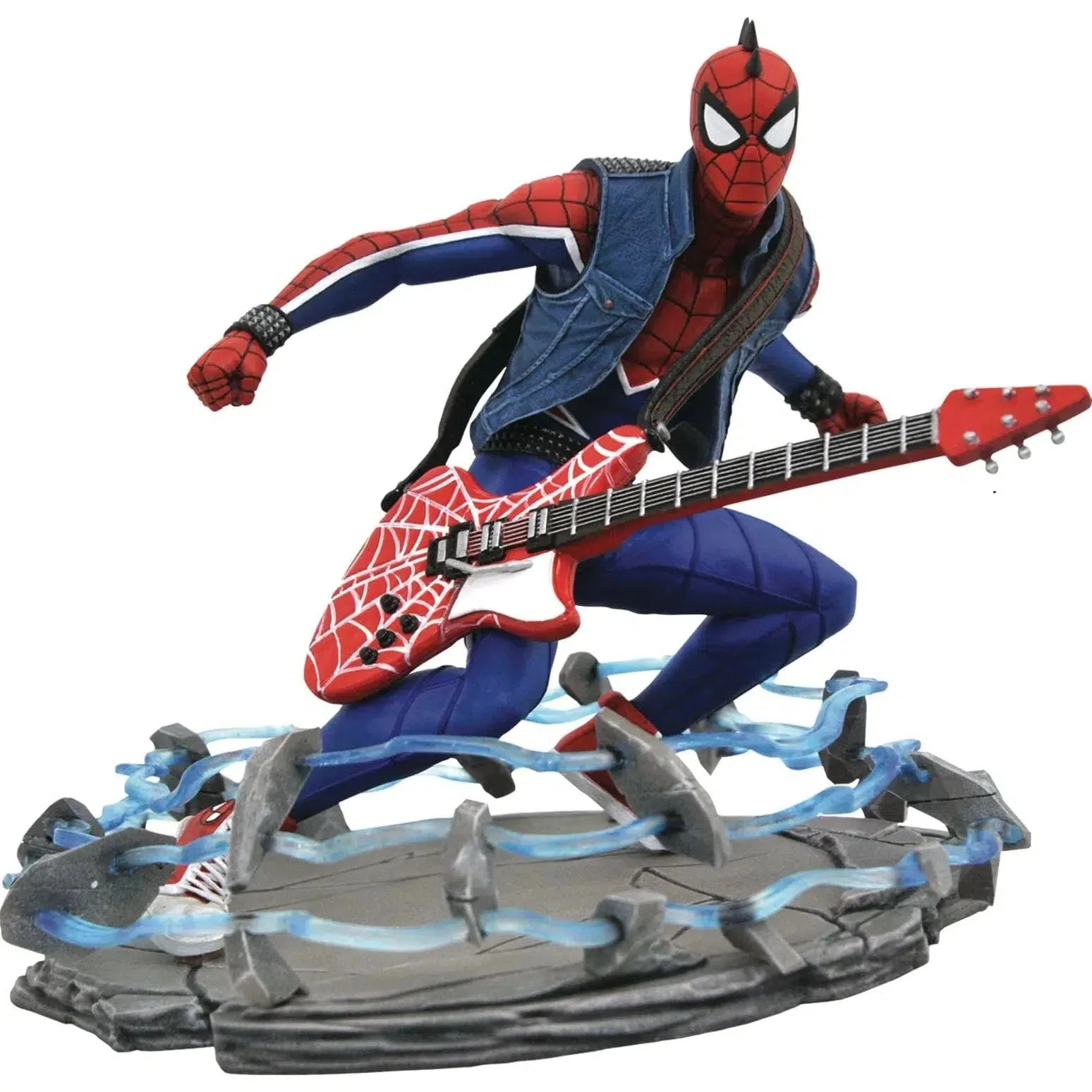 Marvel - Spider-Punk Figure (PlayStation 4 Version) - Diamond Select Toys - Gallery Diorama Series - Image 3
