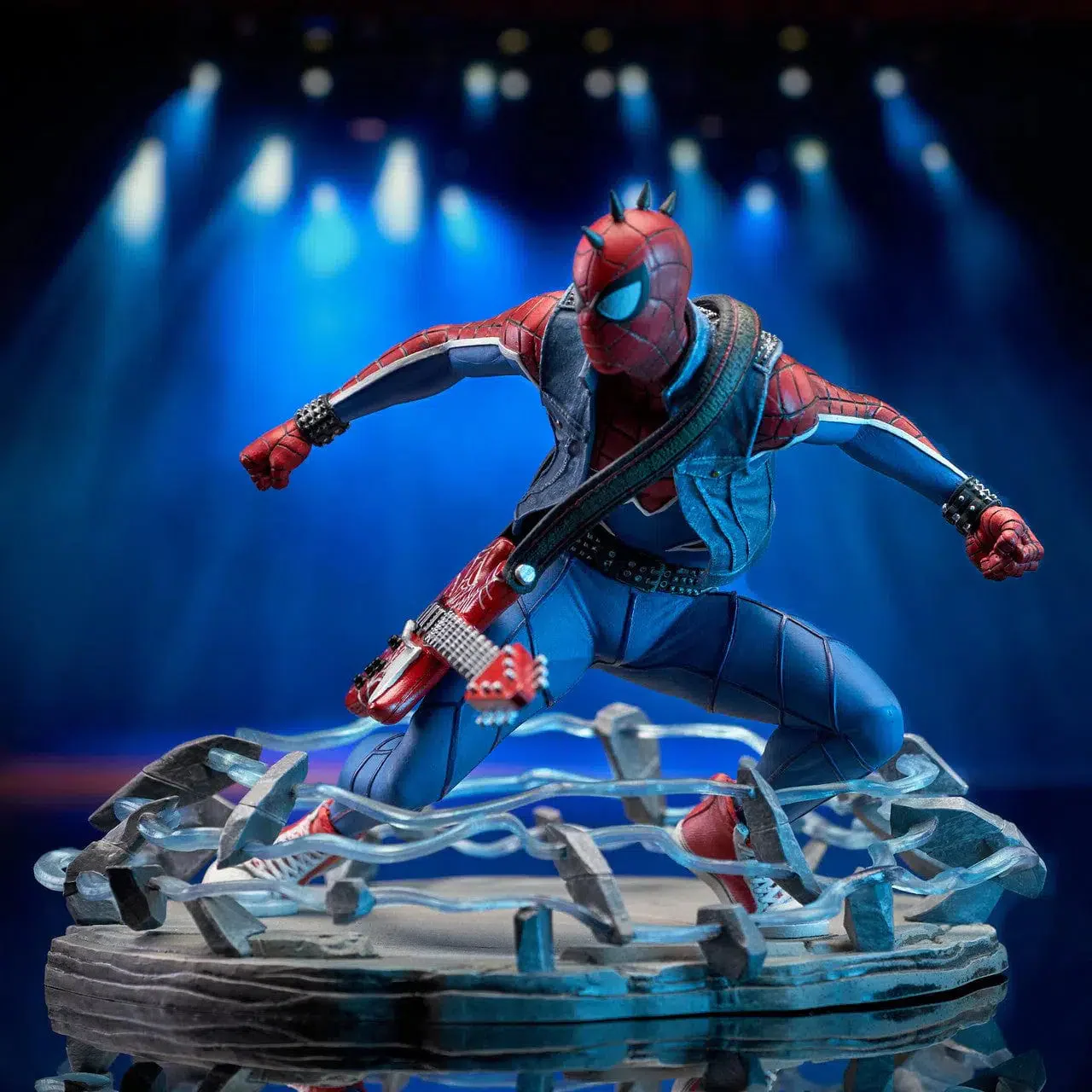 Marvel - Spider-Punk Figure (PlayStation 4 Version) - Diamond Select Toys - Gallery Diorama Series - Image 6