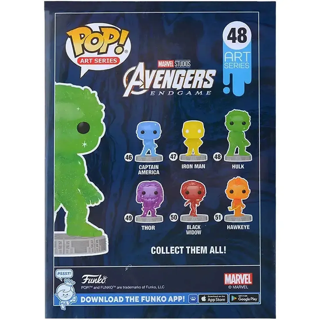 Marvel [The Infinity Saga] - Hulk Figure (3.75") - Funko - Pop! Art Series (48) - Image 3