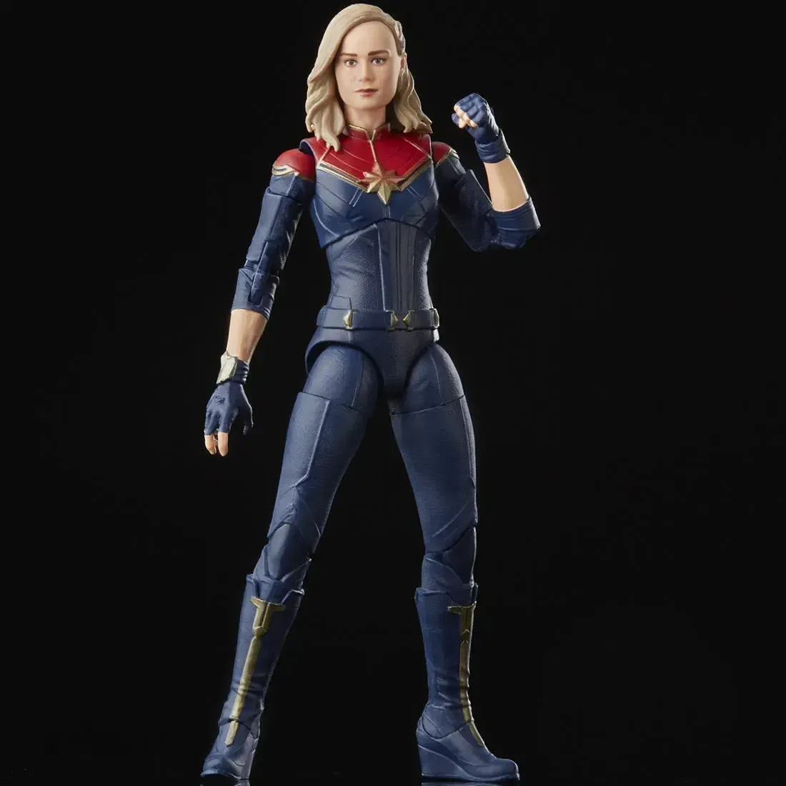 Marvel [The Marvels] - Captain Marvel Action Figure (6") - Hasbro - Marvel Legends Series [Build a Figure: Totally Awesome Hulk] - Image 5