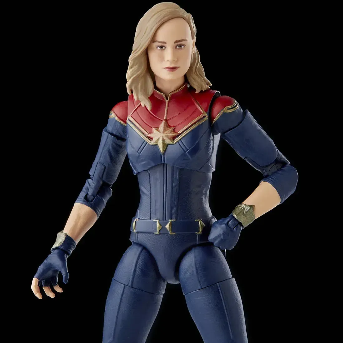 Marvel [The Marvels] - Captain Marvel Action Figure (6") - Hasbro - Marvel Legends Series [Build a Figure: Totally Awesome Hulk] - Image 7