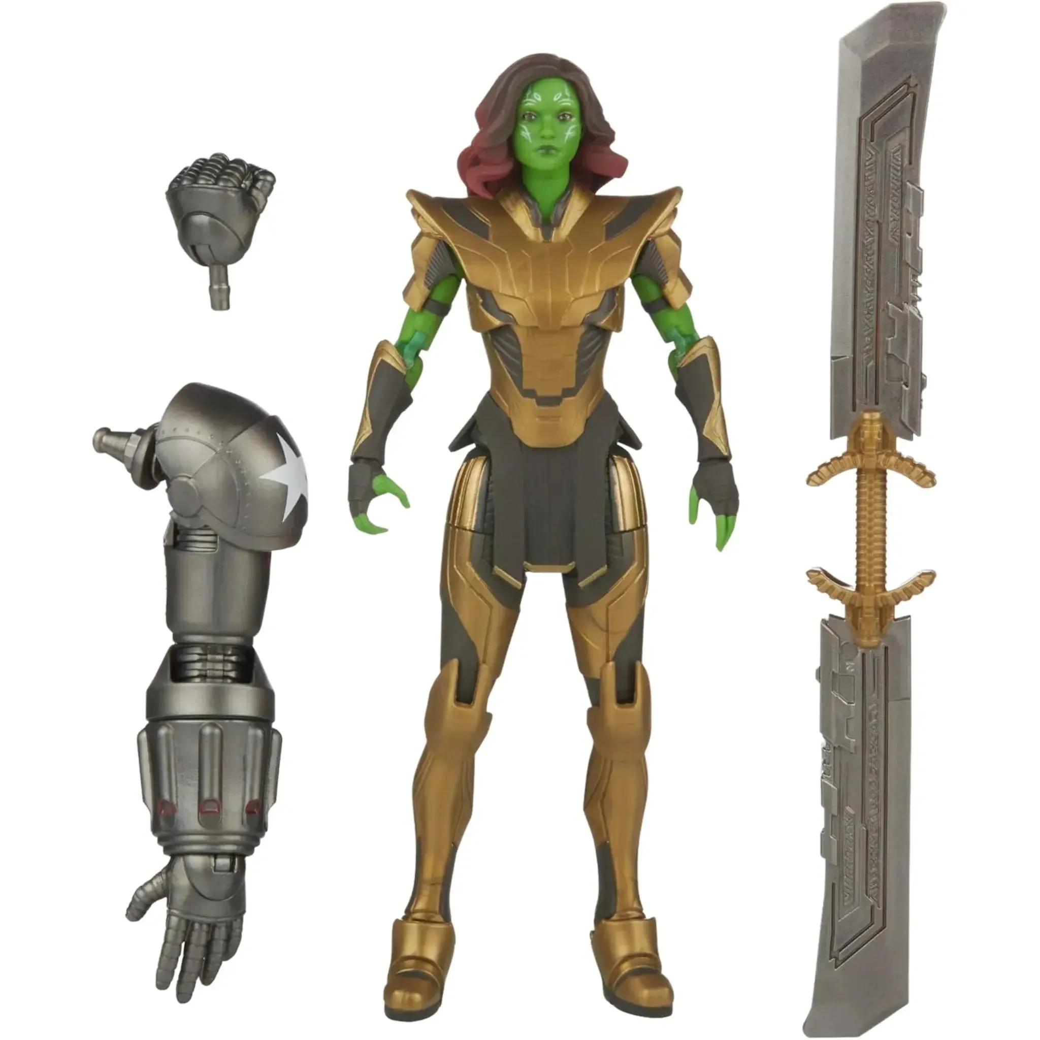 Marvel [What If…?] - Warrior Gamora Action Figure (6") - Hasbro - Marvel Legends Series [Build-A-Figure: Hydra Stomper] - (2023) - Image 2