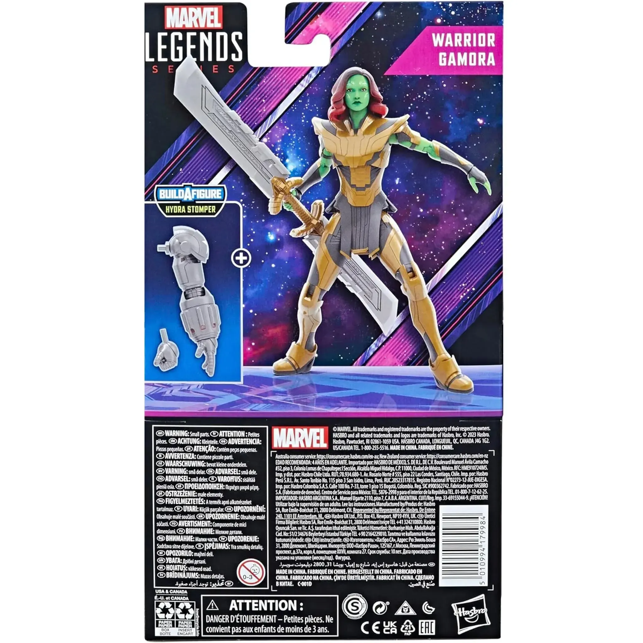 Marvel [What If…?] - Warrior Gamora Action Figure (6") - Hasbro - Marvel Legends Series [Build-A-Figure: Hydra Stomper] - (2023) - Image 3