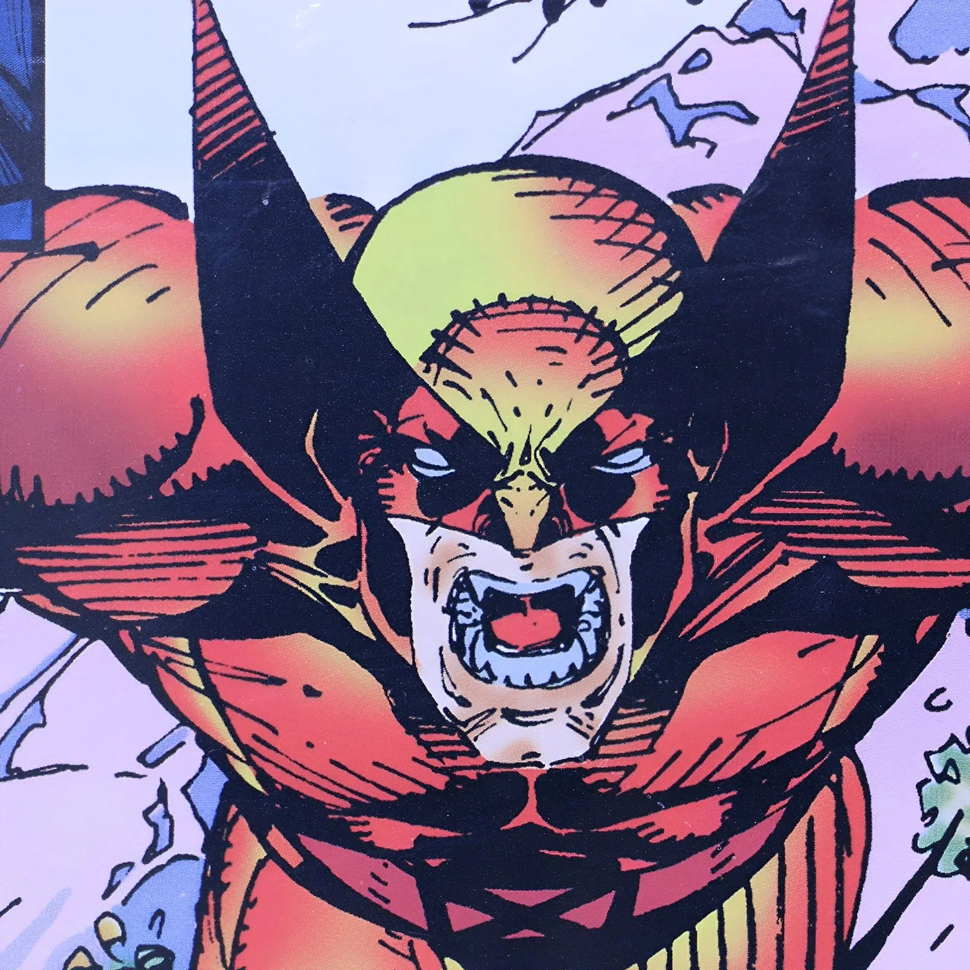 Marvel: X-Men - 1992 Wolverine Trading Card Blanket & Tin (Fleece, 63"x45") - Surreal Entertainment - San Diego Comic-Con SDCC 2023 Exclusive - Image 3