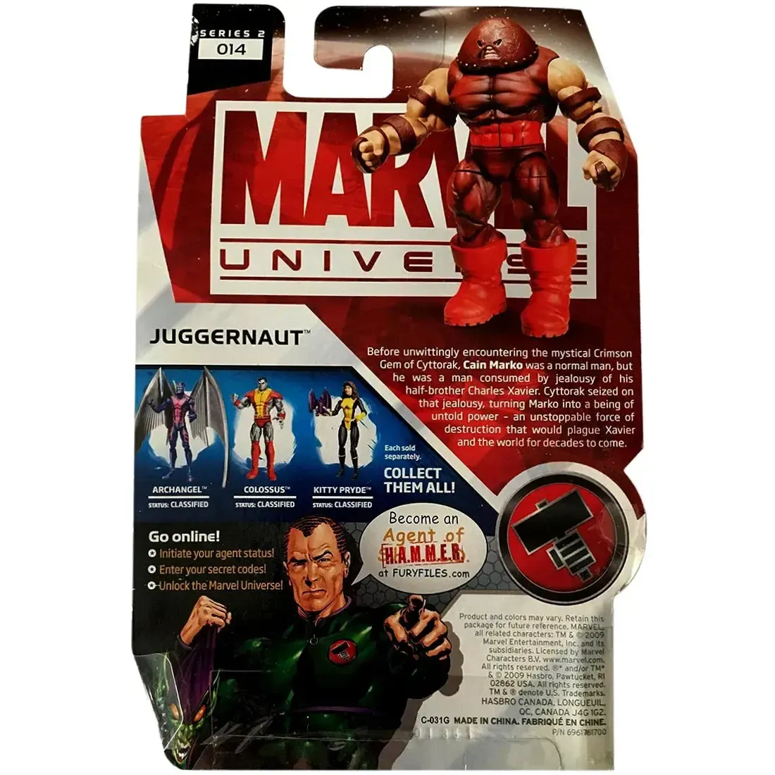Marvel [X-Men] - Juggernaut Action Figure (4.5") - Hasbro - Marvel Universe Series 2 (014) - Image 3
