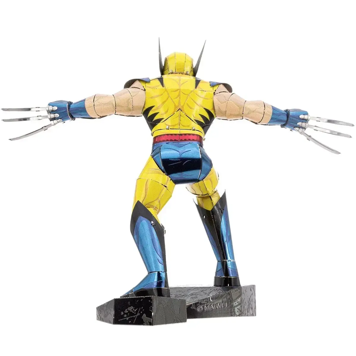 Marvel [X-Men] - Wolverine Figure Model Kit (Steel, Moderate Difficulty) - Fascinations - Metal Earth Series - Image 6