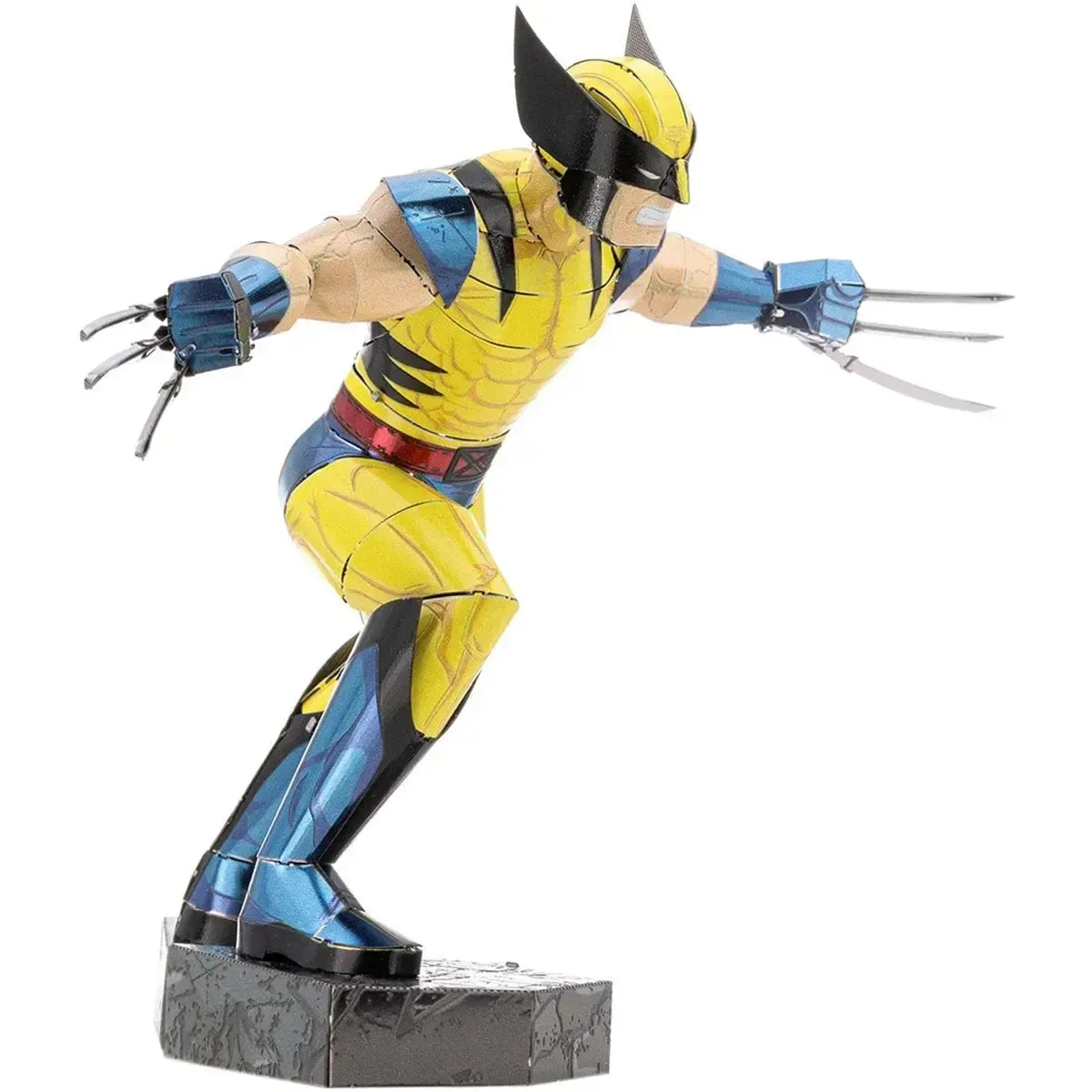 Marvel [X-Men] - Wolverine Figure Model Kit (Steel, Moderate Difficulty) - Fascinations - Metal Earth Series - Image 8