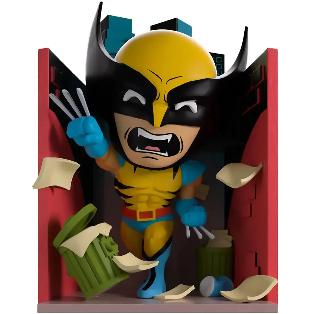 Marvel [X-Men: Wolverine Omnibus Vol. 4] - Wolverine in Alleyway Figure (5") - Youtooz - Image 2