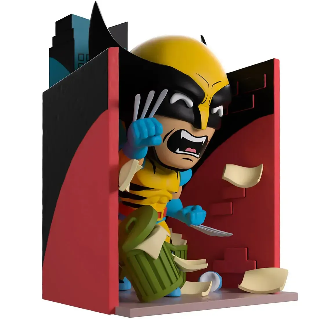 Marvel [X-Men: Wolverine Omnibus Vol. 4] - Wolverine in Alleyway Figure (5") - Youtooz - Image 7