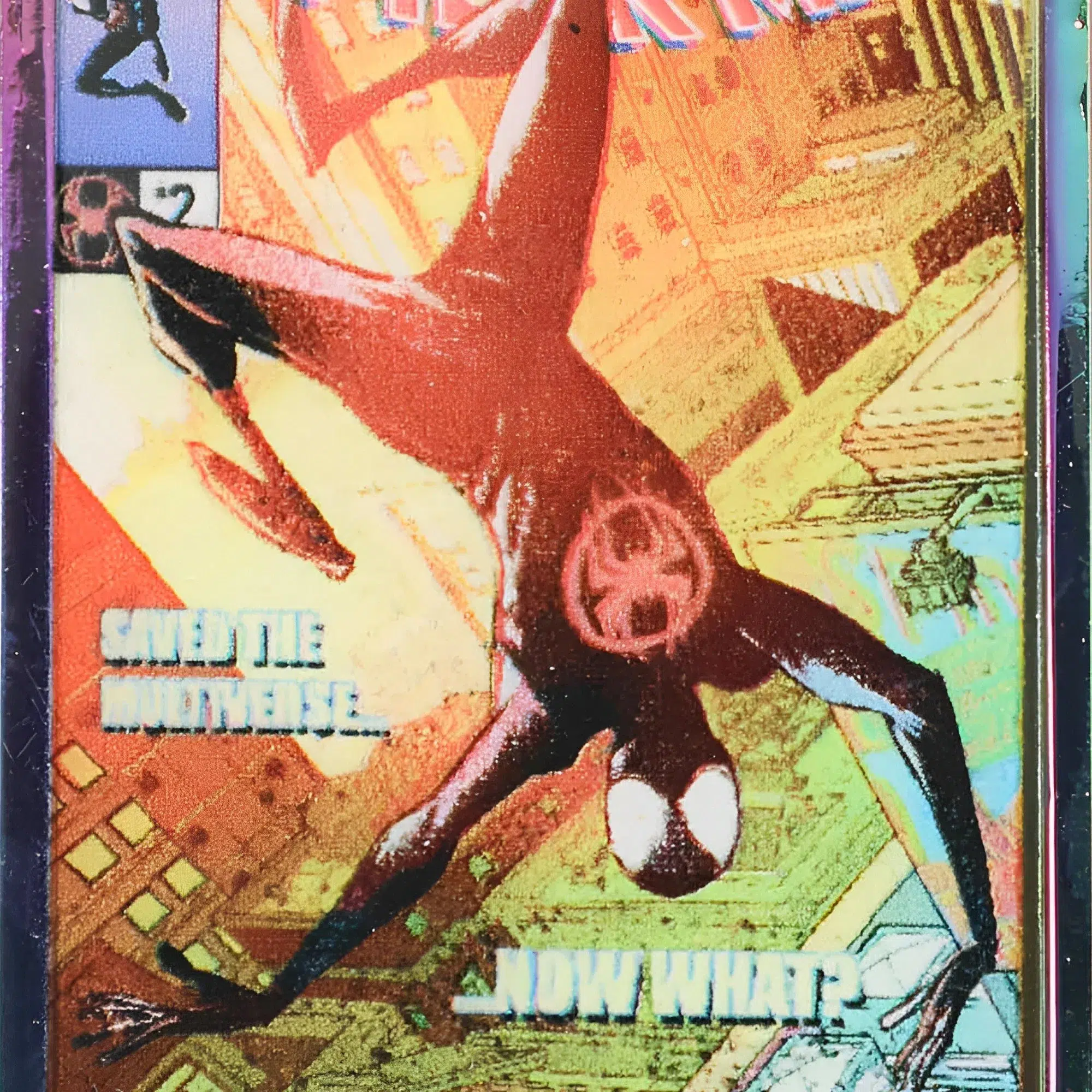 Marvel's Spider-Man: Across The Spider-Verse - Comic Cover Keychain - Bioworld - Image 4