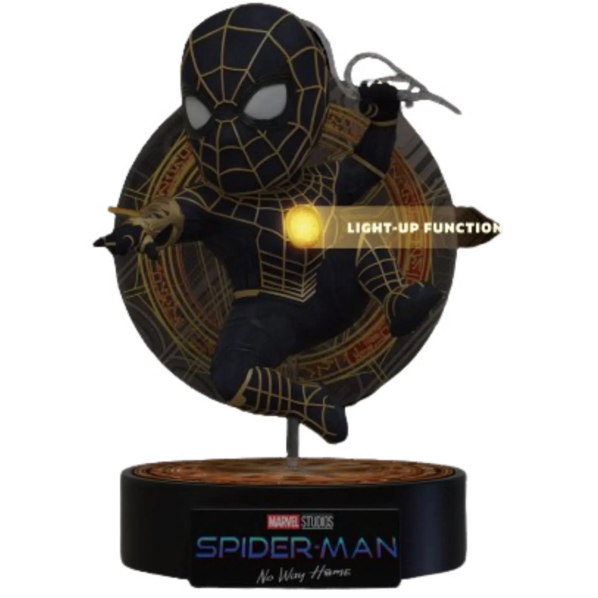 Marvel's Spider-Man: No Way Home - Black & Gold Suit Spider-Man Figure - Beast Kingdom - Egg Attack Series (EA-041) - Image 3
