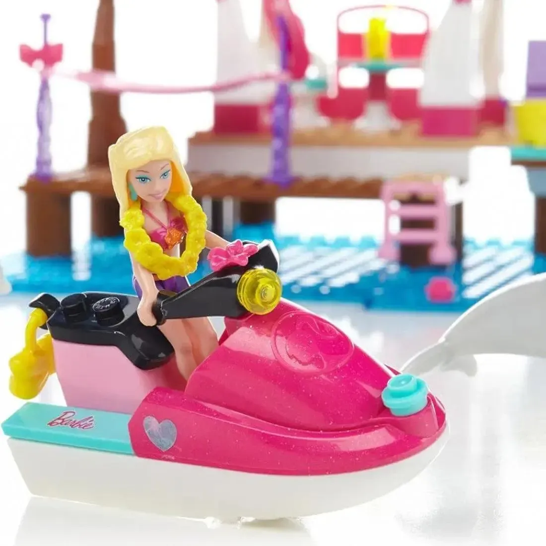 Mega Bloks [Barbie] - Tropical Resort Building Set - Build 'n Play Series (80244) - Image 7