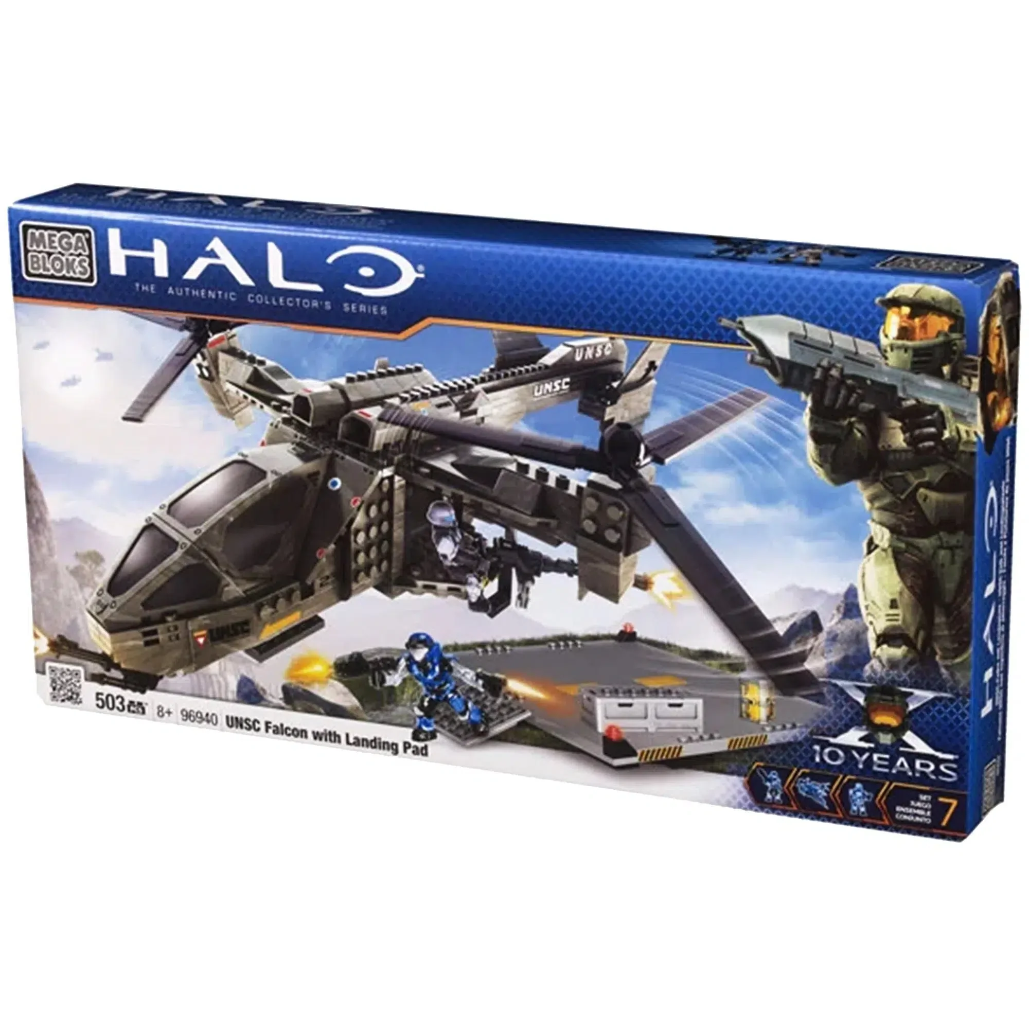 Mega Bloks [Halo] - UNSC Falcon with Landing Pad (96940) - Image 4