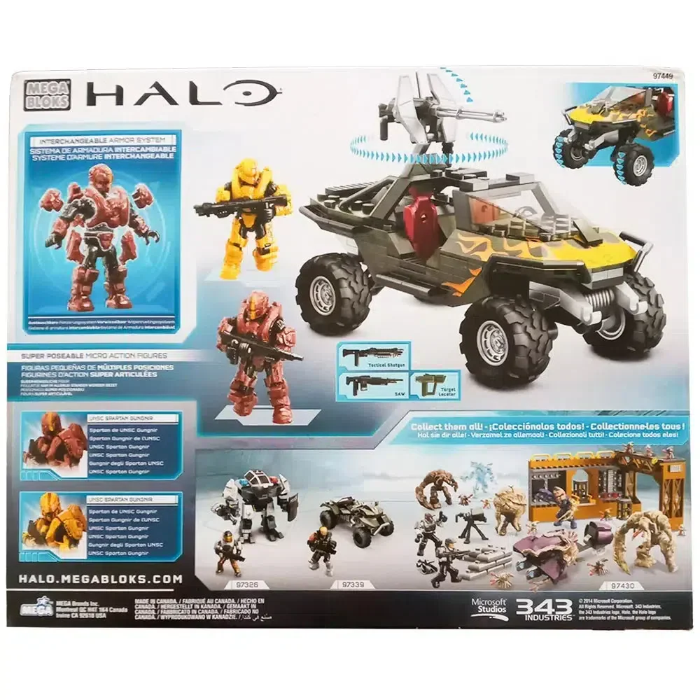 Mega Bloks [Halo] - UNSC Flame Warthog Building Set - Image 3