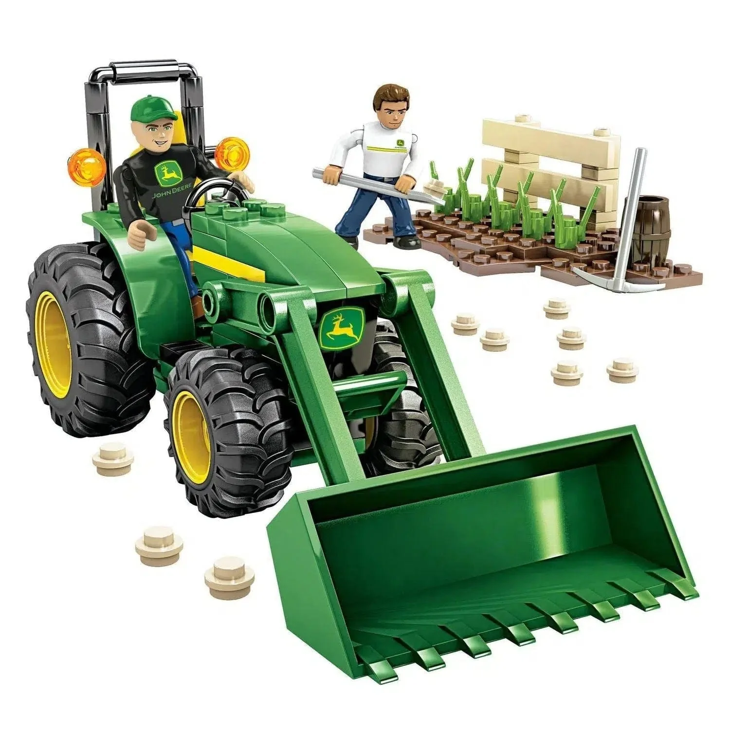 Mega Bloks [John Deere] - Farm Tractor Building Set - Image 2