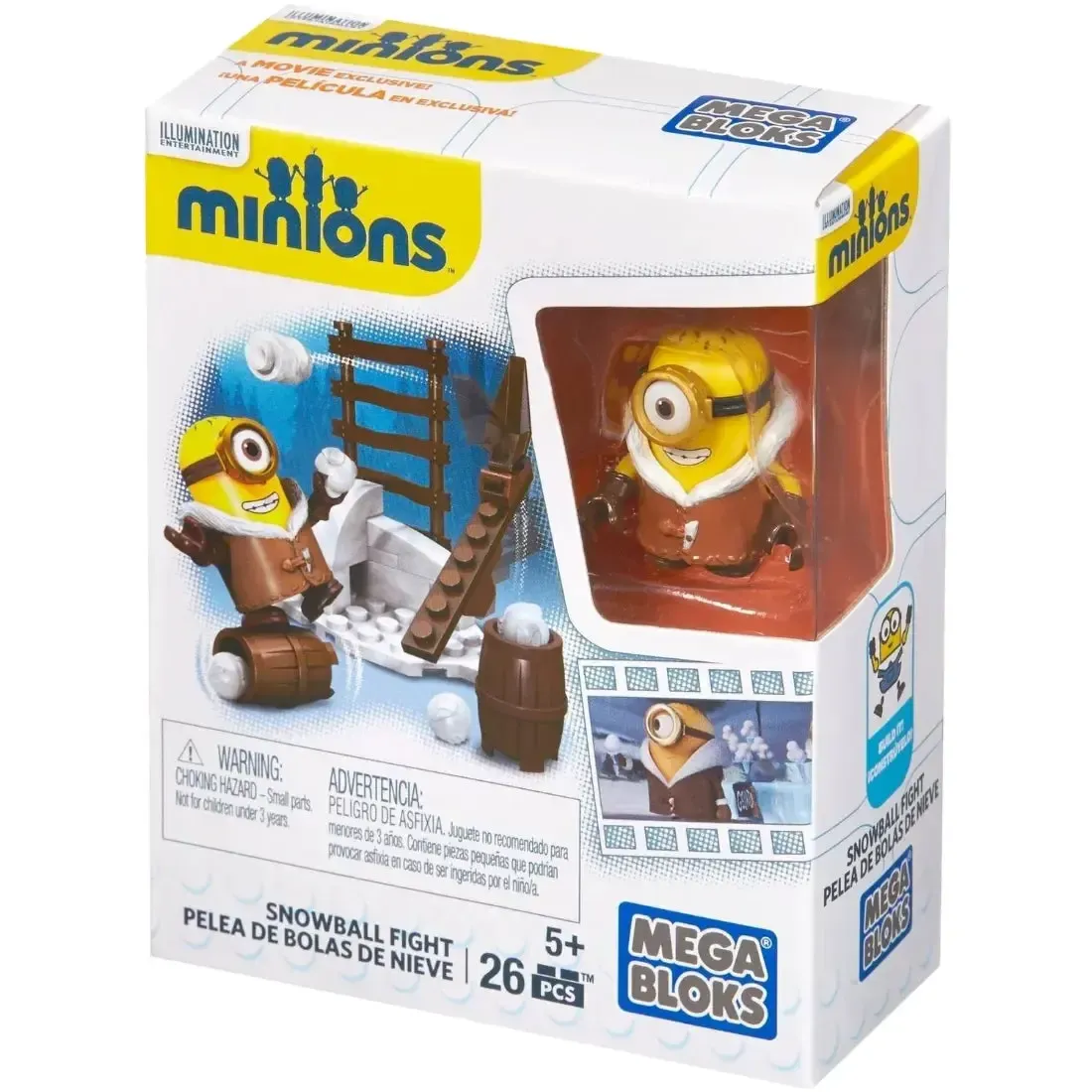Mega Bloks [Minions] - Snowball Fight Building Set (CNF48) - Image 7