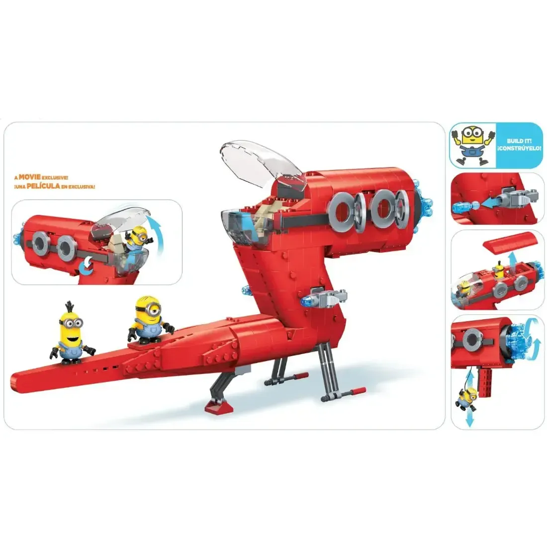 Mega Bloks [Minions] - Supervillain Jet Building Set (CNF60) - Image 2