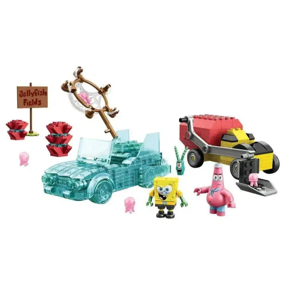 Mega Bloks [Spongebob Squarepants] - Invisible Boatmobile Rescue Building Set - Image 2