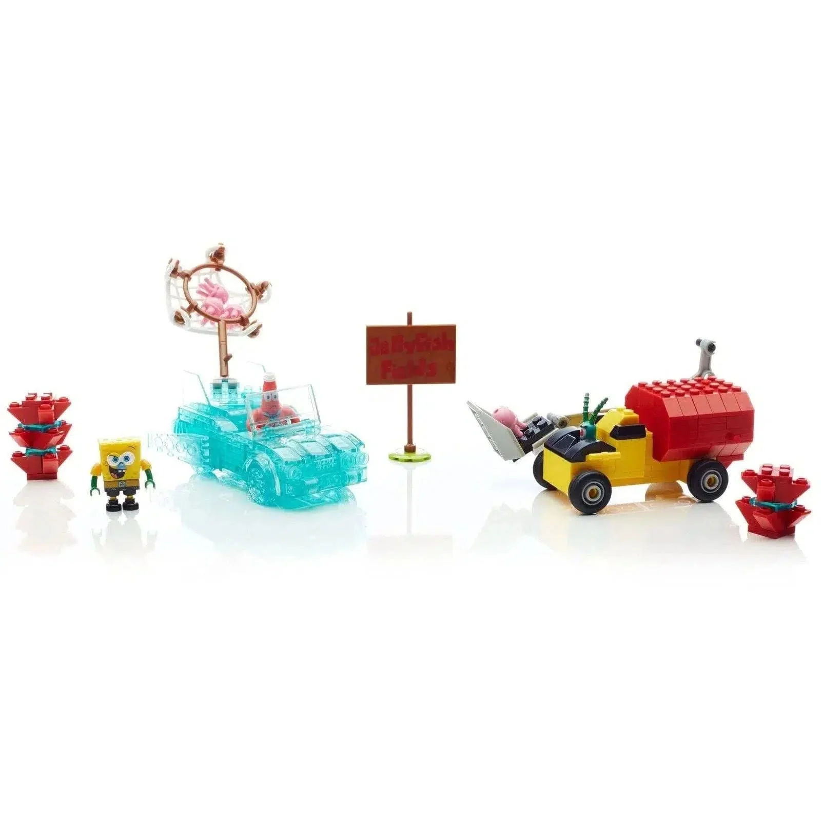 Mega Bloks [Spongebob Squarepants] - Invisible Boatmobile Rescue Building Set - Image 5