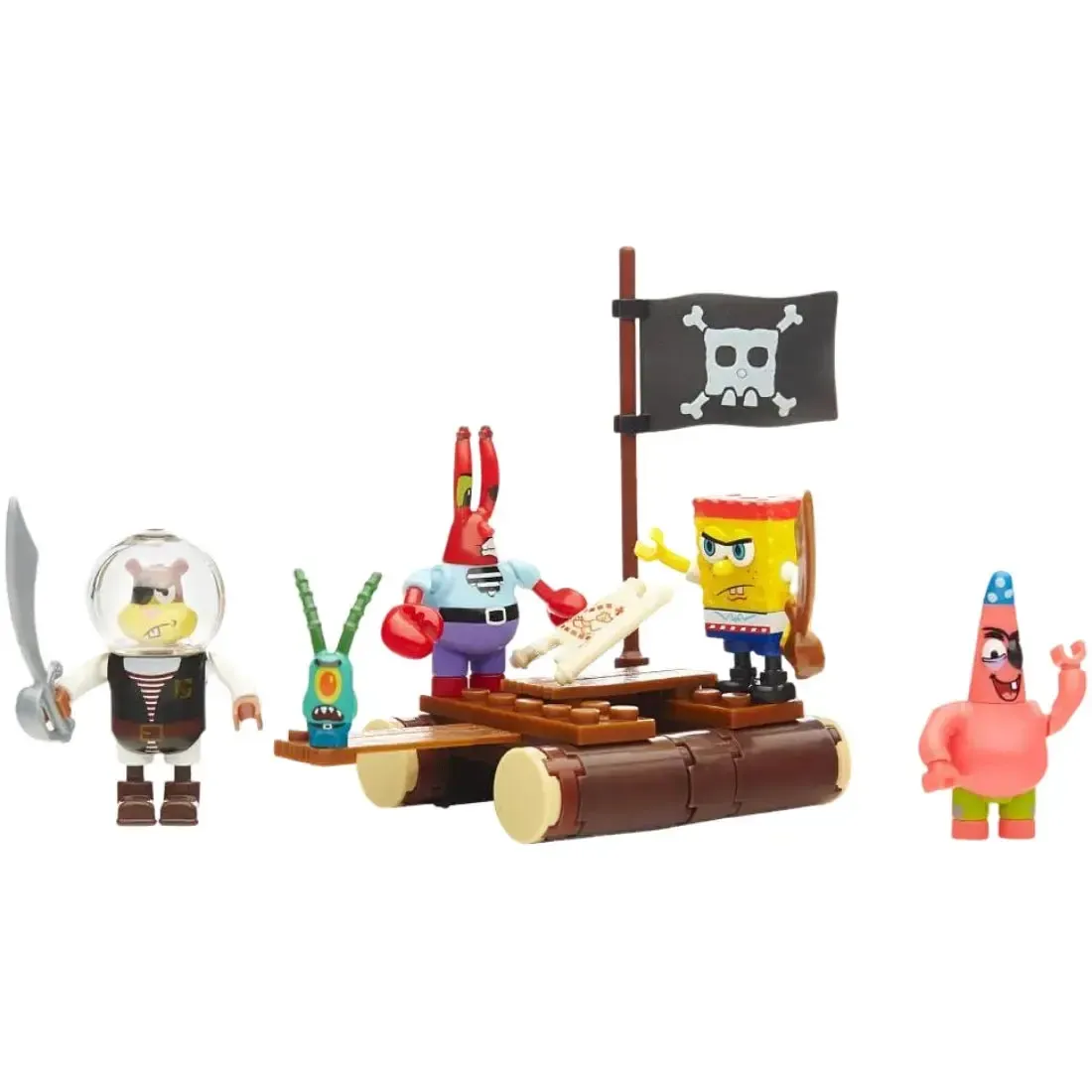Mega Bloks [SpongeBob SquarePants] - Pirate Figure Pack Building Set (CNH56) - Image 2