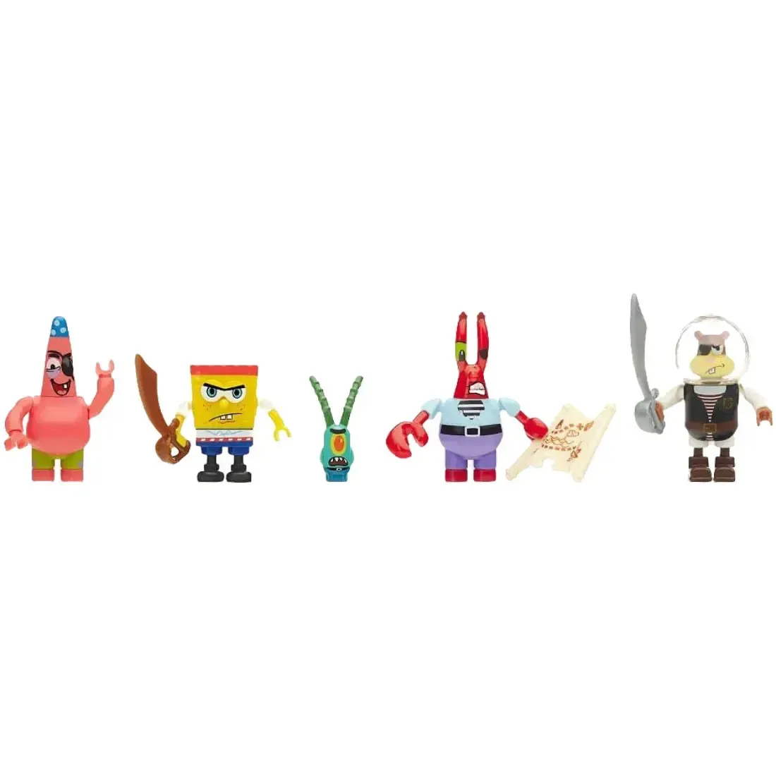 Mega Bloks [SpongeBob SquarePants] - Pirate Figure Pack Building Set (CNH56) - Image 3