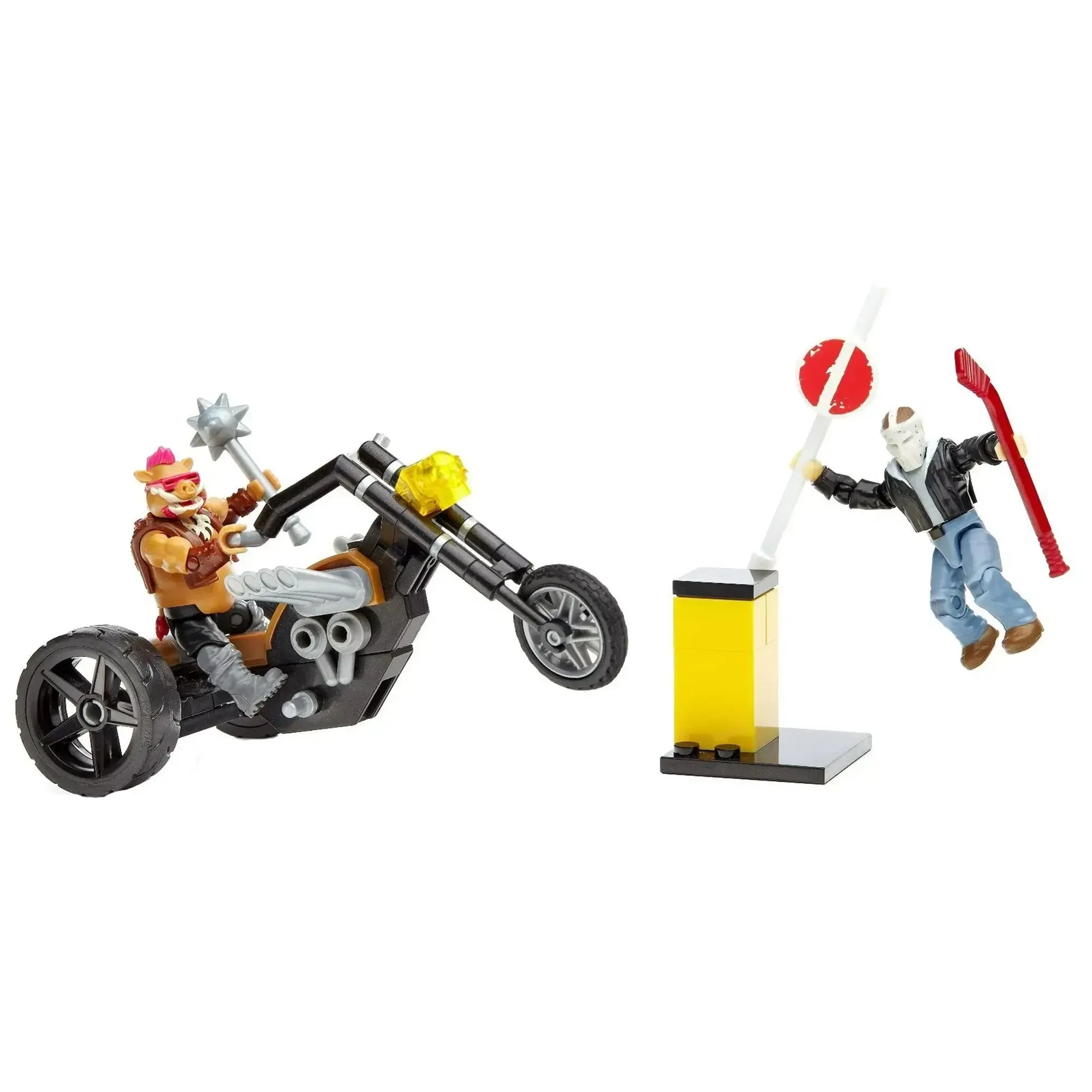 Mega Bloks [Teenage Mutant Ninja Turtles: Out of the Shadows] - BEBOP Moto Attack Building Set - Image 5
