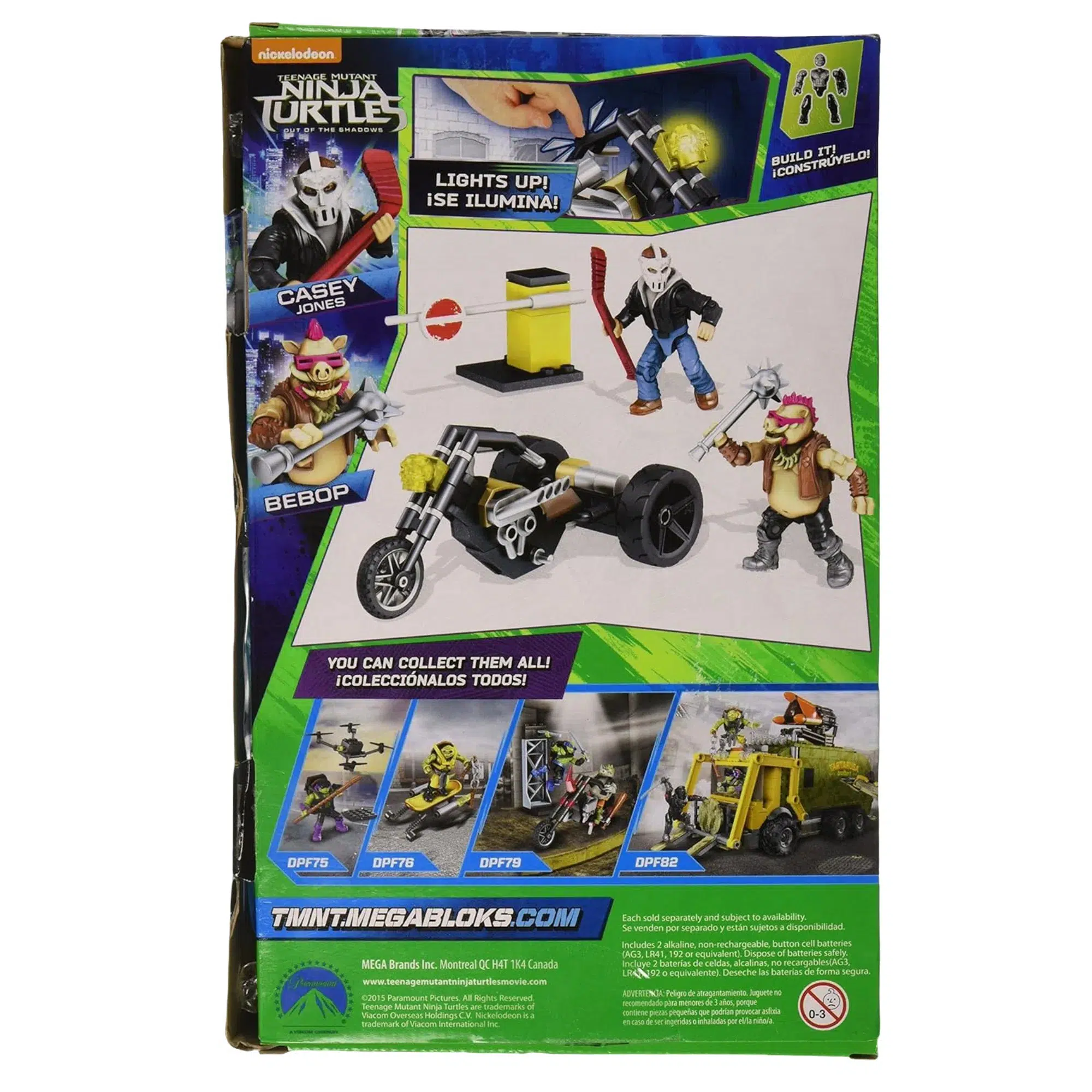 Mega Bloks [Teenage Mutant Ninja Turtles: Out of the Shadows] - BEBOP Moto Attack Building Set - Image 6