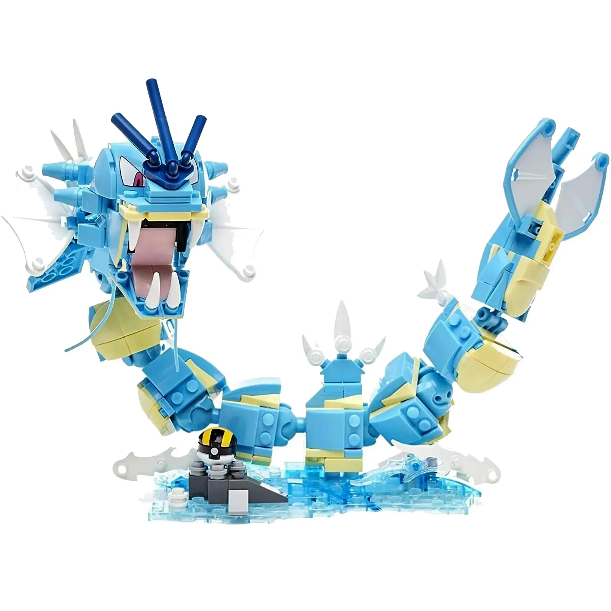 Mega Construx [Pokémon] - Gyarados Building Set - Mega Bloks - (DYF14) - Image 4