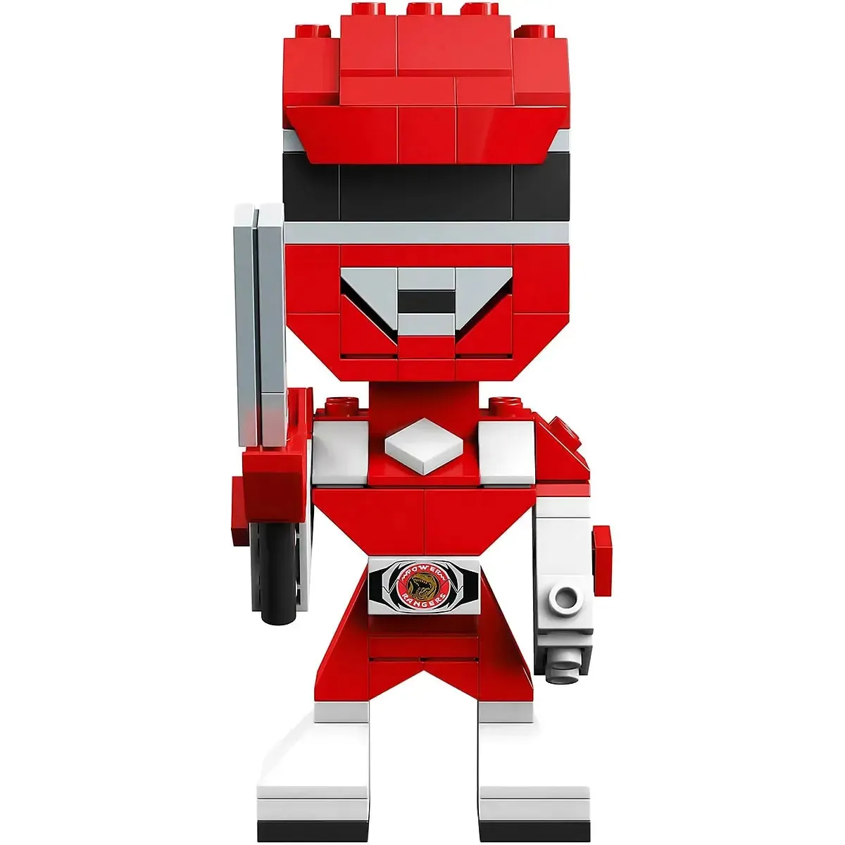 Mega Construx [Saban's Power Rangers] - Red Ranger Figure Building Set - Mega Bloks - Kubros Series (31) - Image 2