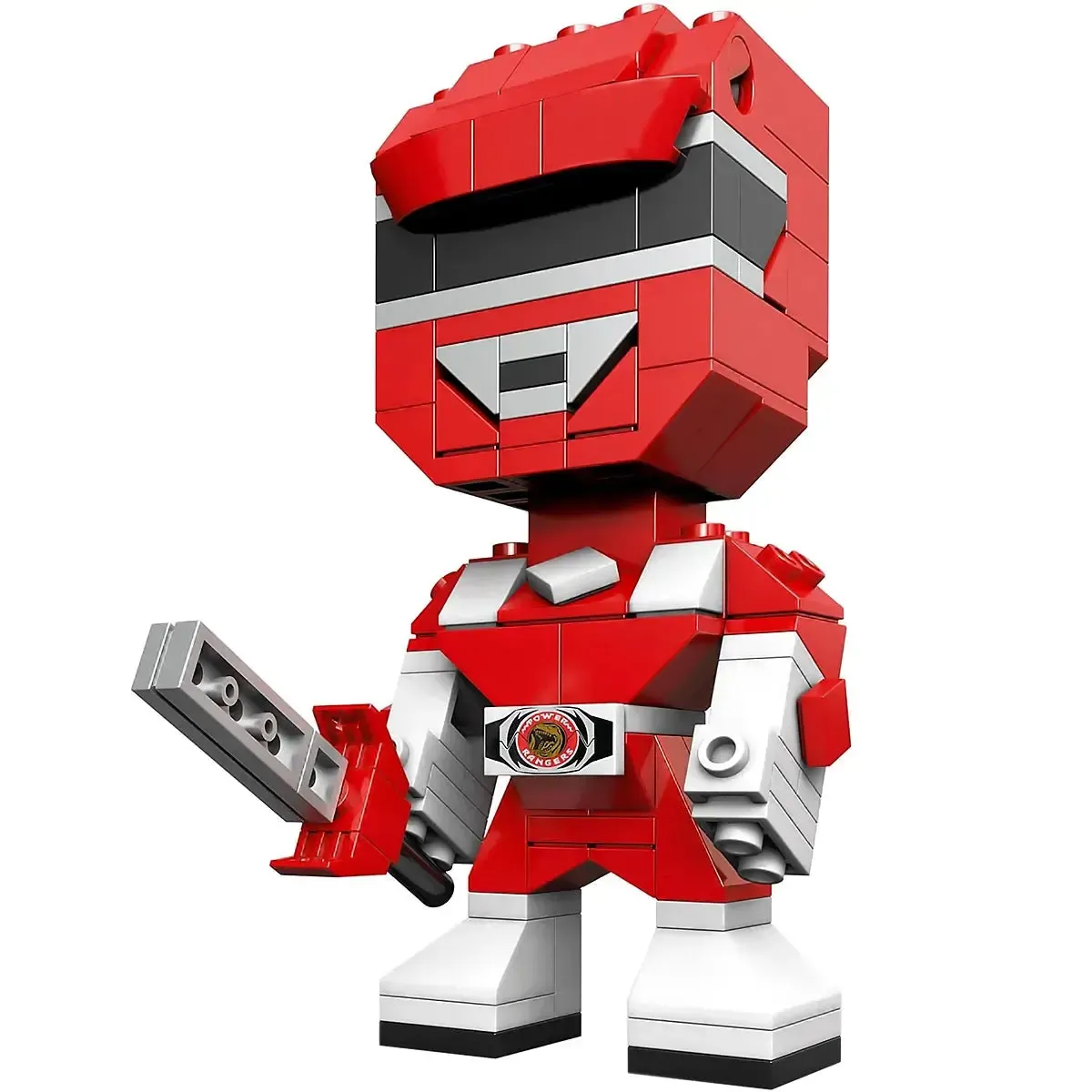 Mega Construx [Saban's Power Rangers] - Red Ranger Figure Building Set - Mega Bloks - Kubros Series (31) - Image 3
