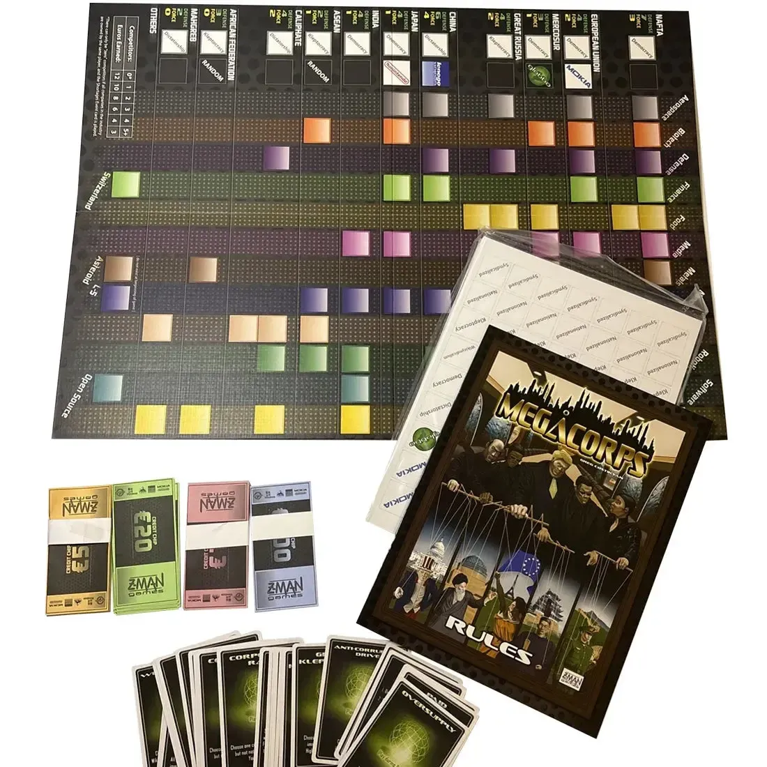 MegaCorps - Economic Civilization Board Game for Adults (3-6 Players, Ages 13+) - Z-Man Games - Image 2