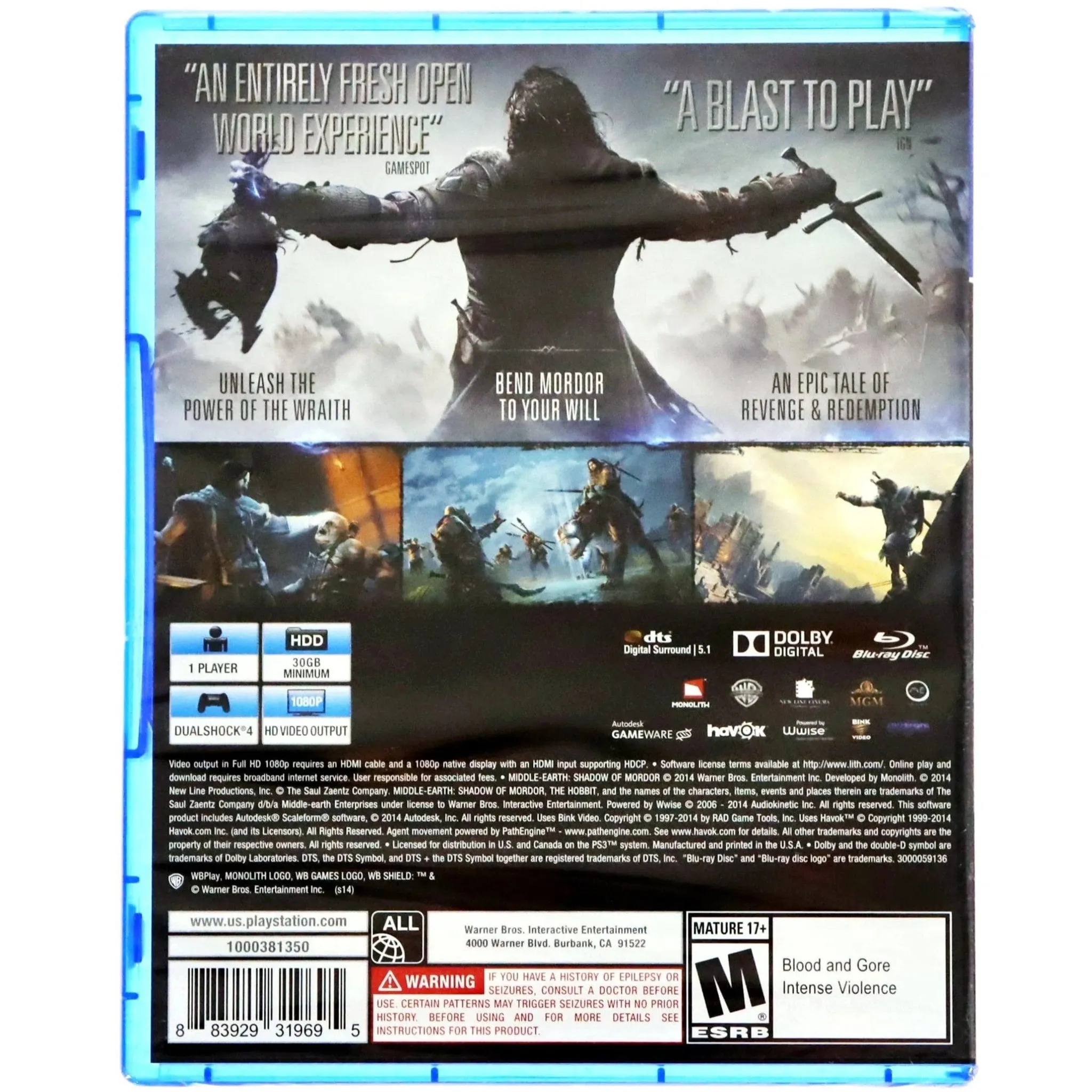 Middle-Earth: Shadow of Mordor - PlayStation 4 - Image 3
