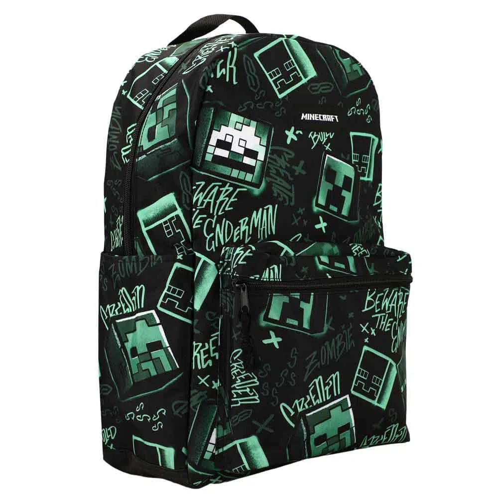 Minecraft - Creeper Laptop Backpack (All Over Print) - Bioworld - Image 3