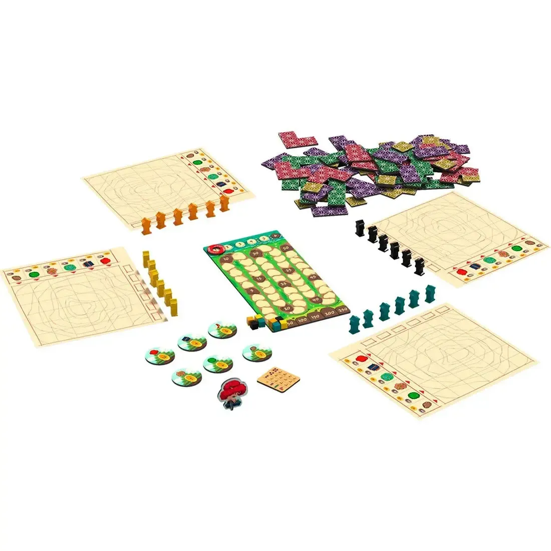 Miyabi - Tile Placement Nature Board Game for Adults, Family, and Children (2-4 Players, Ages 8+) - HABA - Image 2