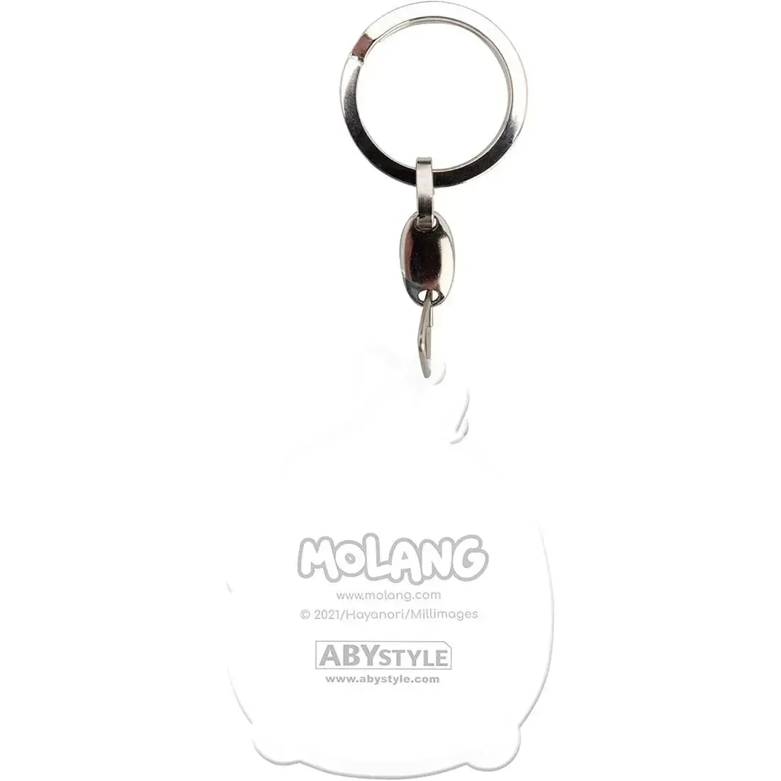 Molang - Avocado Costume Molang Keychain with Chip Charm (Acrylic) - ABYstyle - Image 3