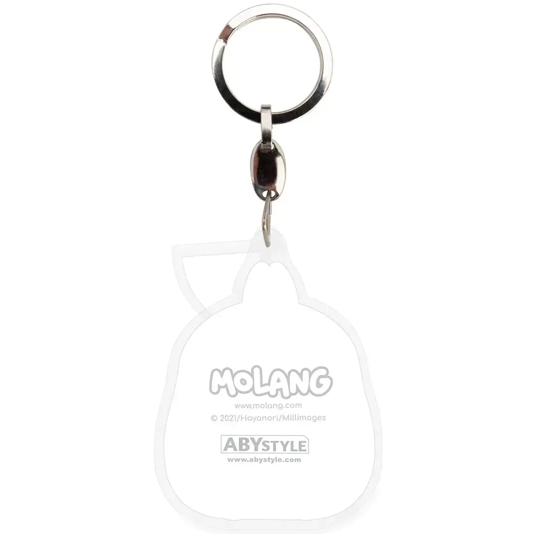 Molang - Hungry Molang Keychain with Watermelon Charm (Acrylic) - ABYstyle - Image 3