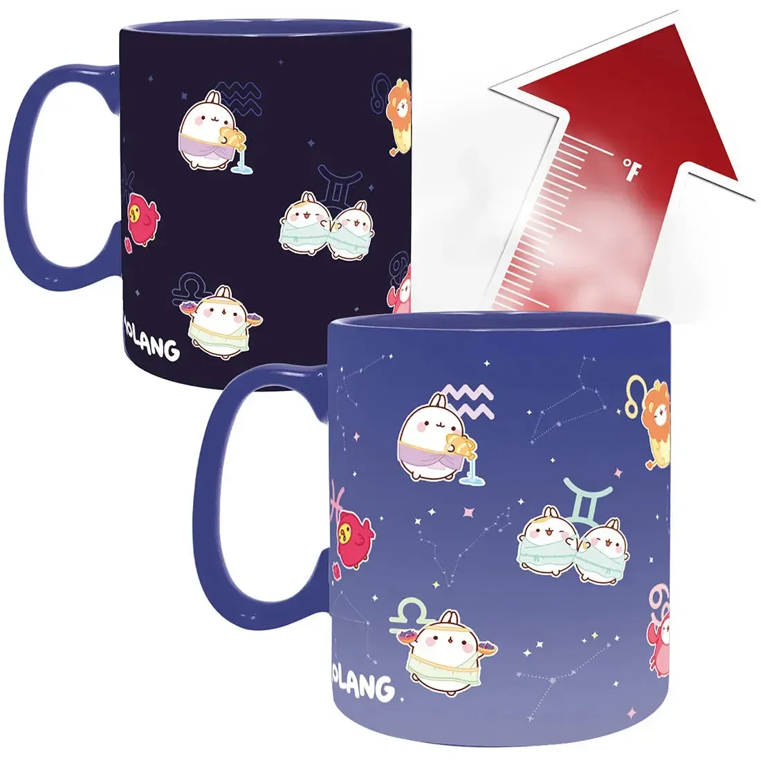 Molang - Zodiac Signs Magic Heat-Change Mug (Ceramic, 16 oz.) - ABYstyle - Image 3
