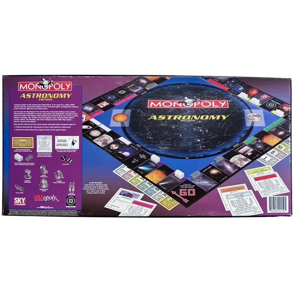 Monopoly: Astronomy Edition - Economic Space Board Game for Family, Adults, and Children (2-6 Players, Ages 8+) - USAopoly - Image 3
