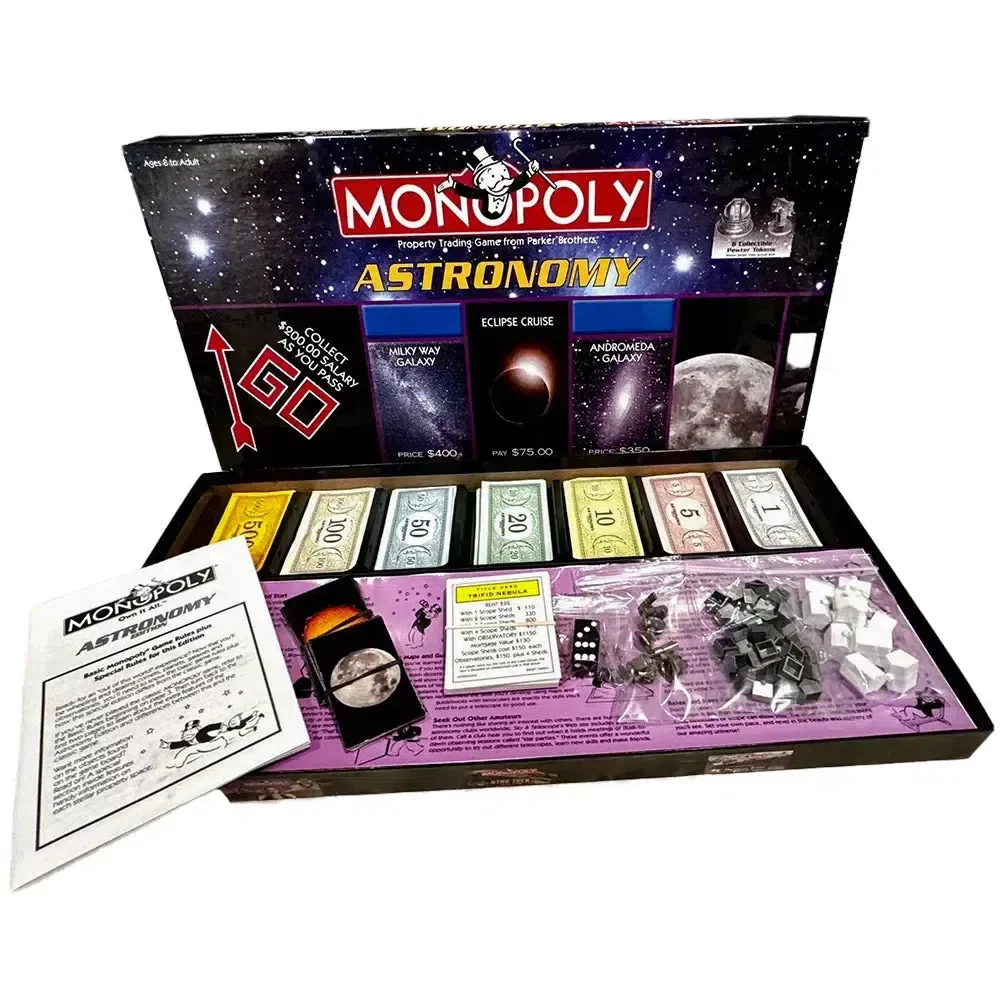 Monopoly: Astronomy Edition - Economic Space Board Game for Family, Adults, and Children (2-6 Players, Ages 8+) - USAopoly - Image 4