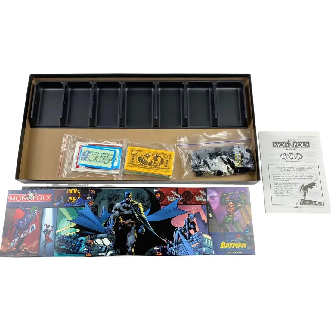 Monopoly: Batman Collector's Edition [DC Comics] - Economic Superhero Board Game for Family, Adults and Children (2-6 Players, Age 8+) - Hasbro (2005) - Image 4